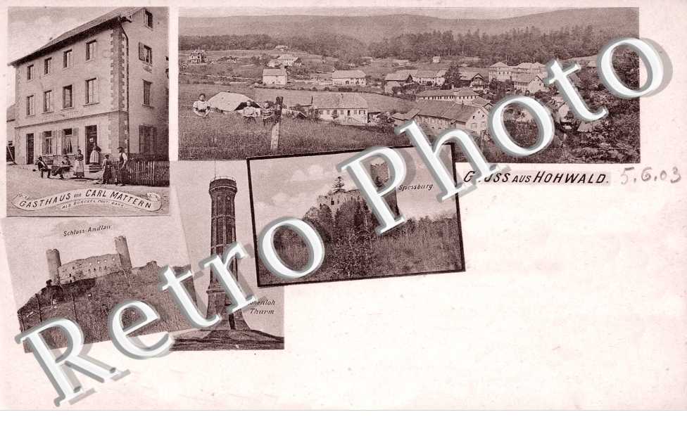 Gruss Aus - Gasthaus Carl Mattern - Vue Générale - Tour - Château