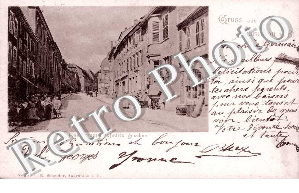 Hauptstrasse aufwärts gesehen