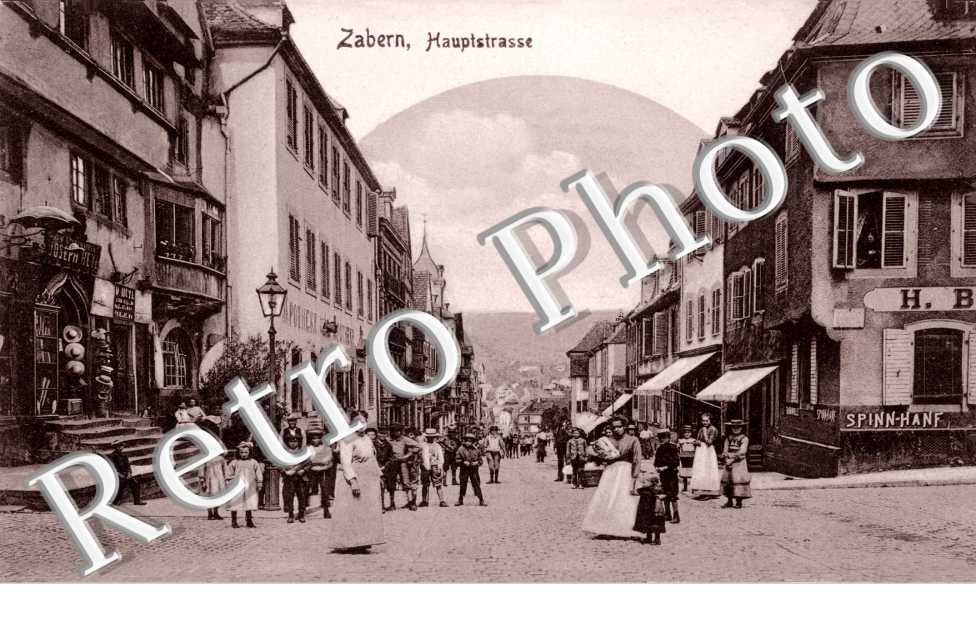 zabern. Haupstrasse  Rue principale