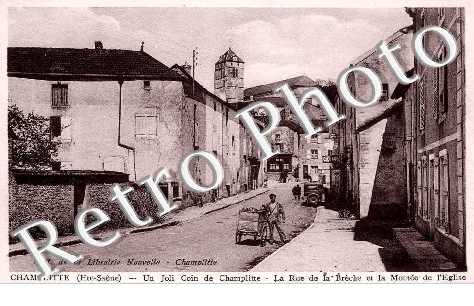 la rue de la Breche et la montee de l'eglise - un joli coin