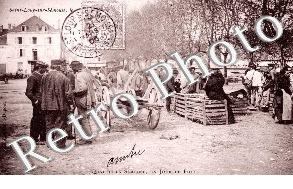 Quai de la semouse, un jour de foire