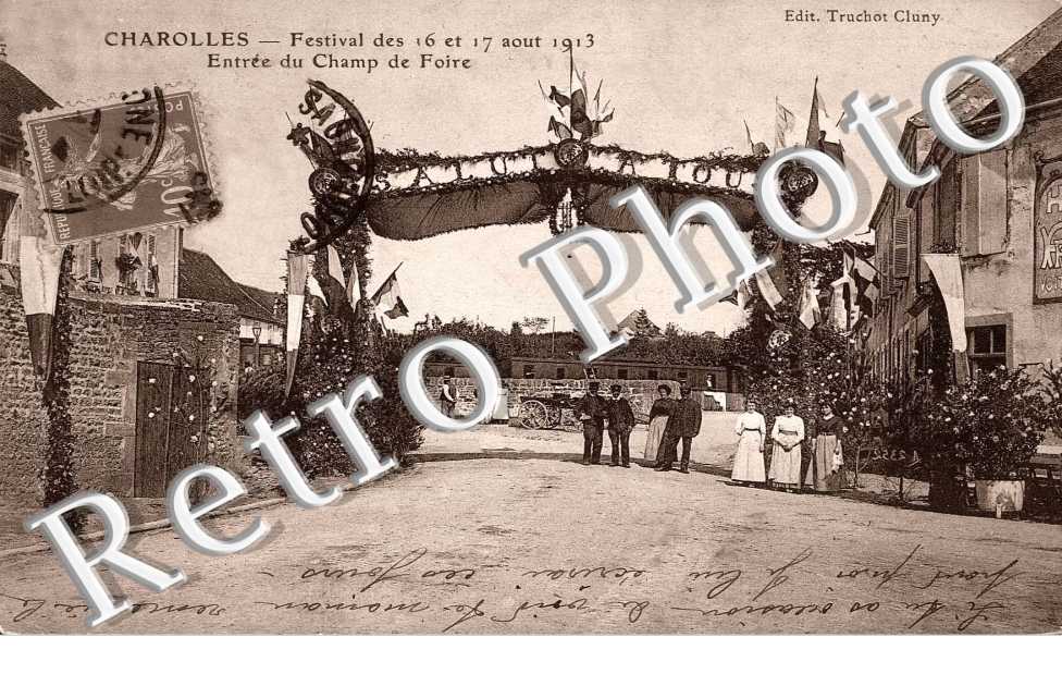 champ de foire Festival des 16 et 17 aout 1913