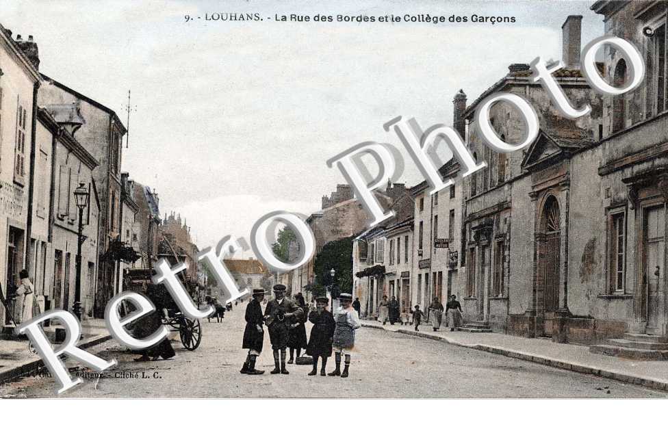 La rue des bordes et le college des garcons (couleur)