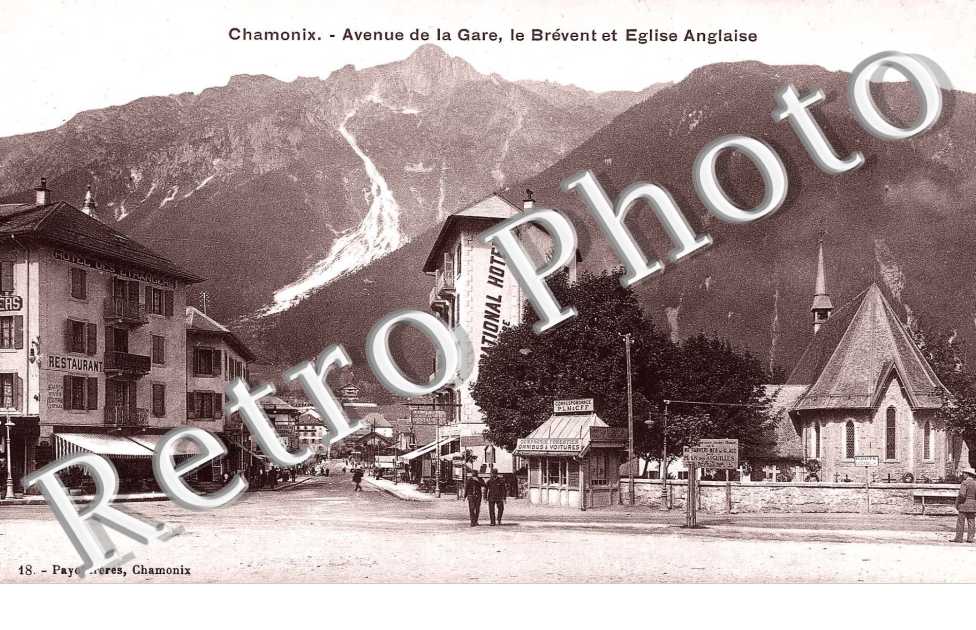 Avenue de la Gare - Le Brevent - L'Eglise Anglaise