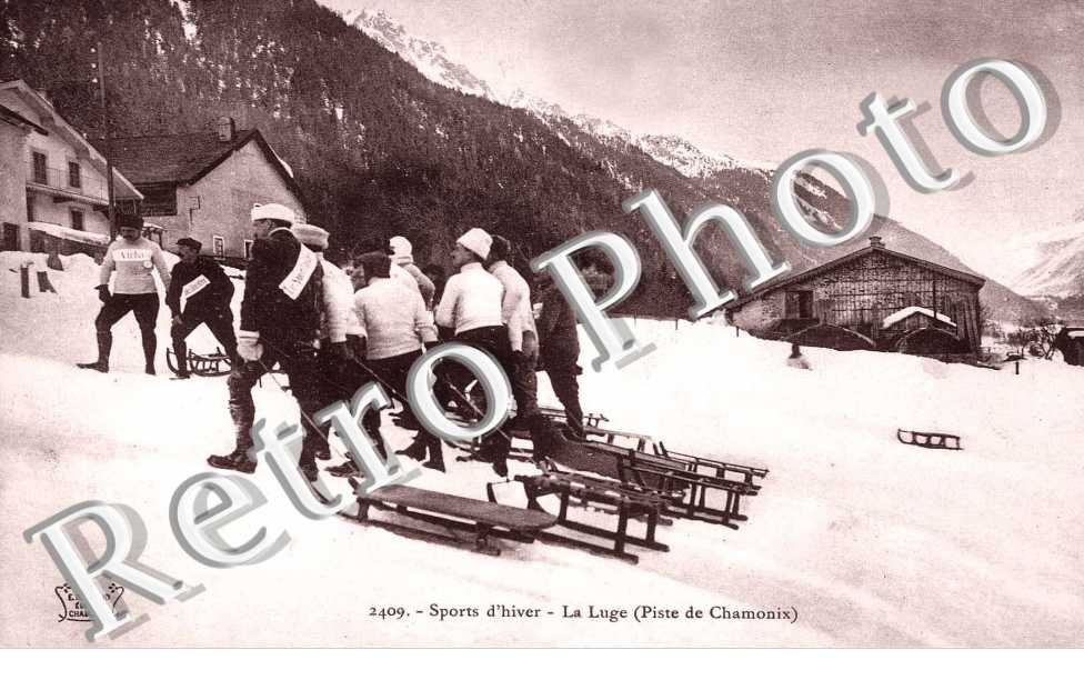 Sports d'hiver - la luge