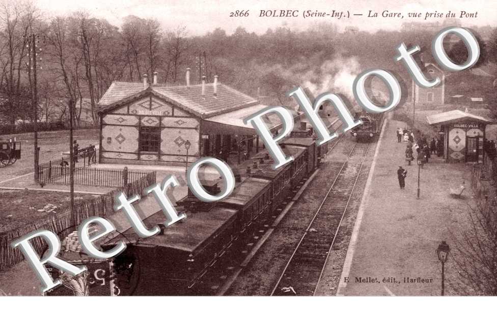 la gare vue prise du pont