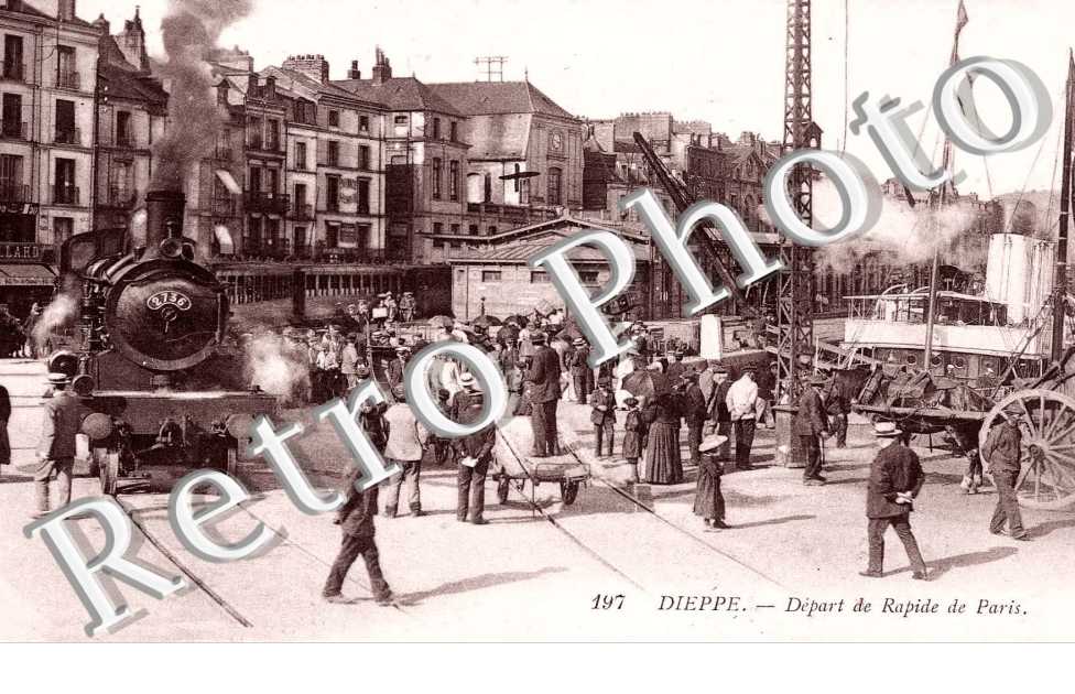 Depart de Rapide de Paris - train et bateau