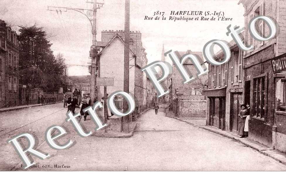 Rue de la republique et rue de l'Eure