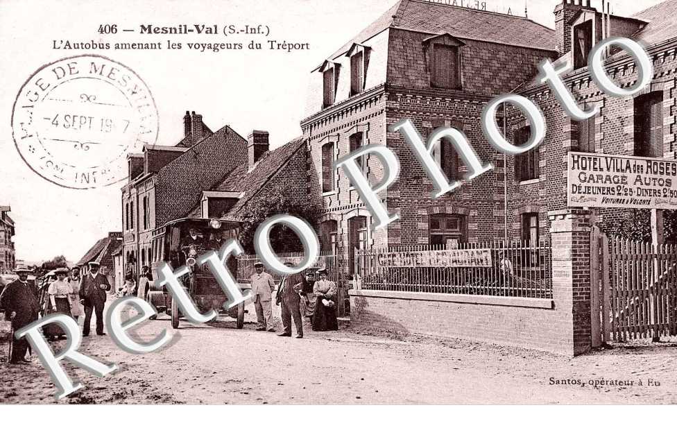 L'autobus amenant les voyageurs du Treport - autobus