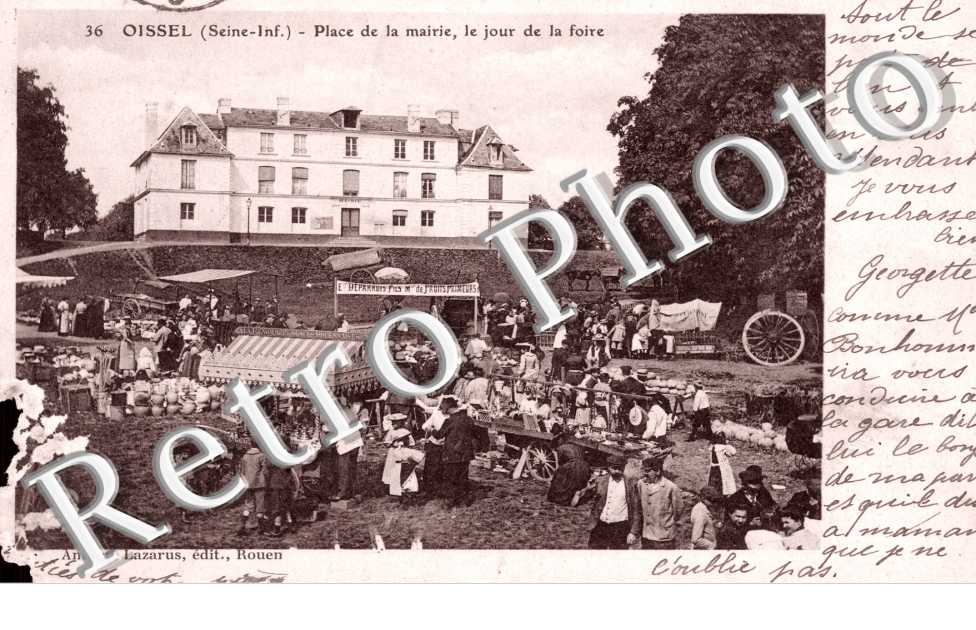 la Place de la Mairie, le Jour de la Foire