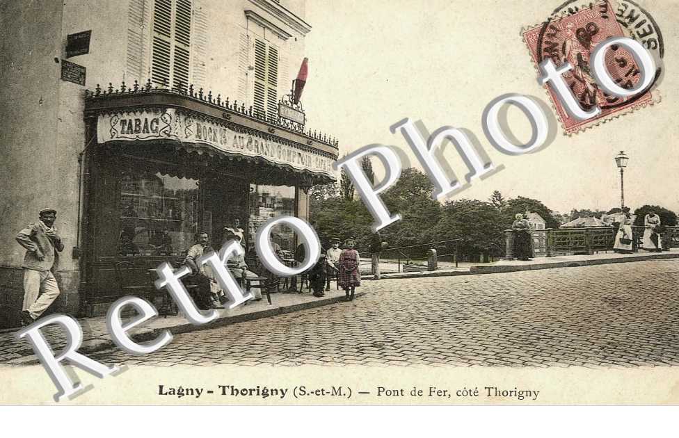 Thorigny - Pont de fer - cote Thorigny (couleur)