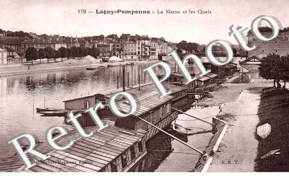Pomponne La marne et les quais
