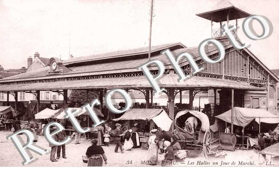 les halles un jour de marche