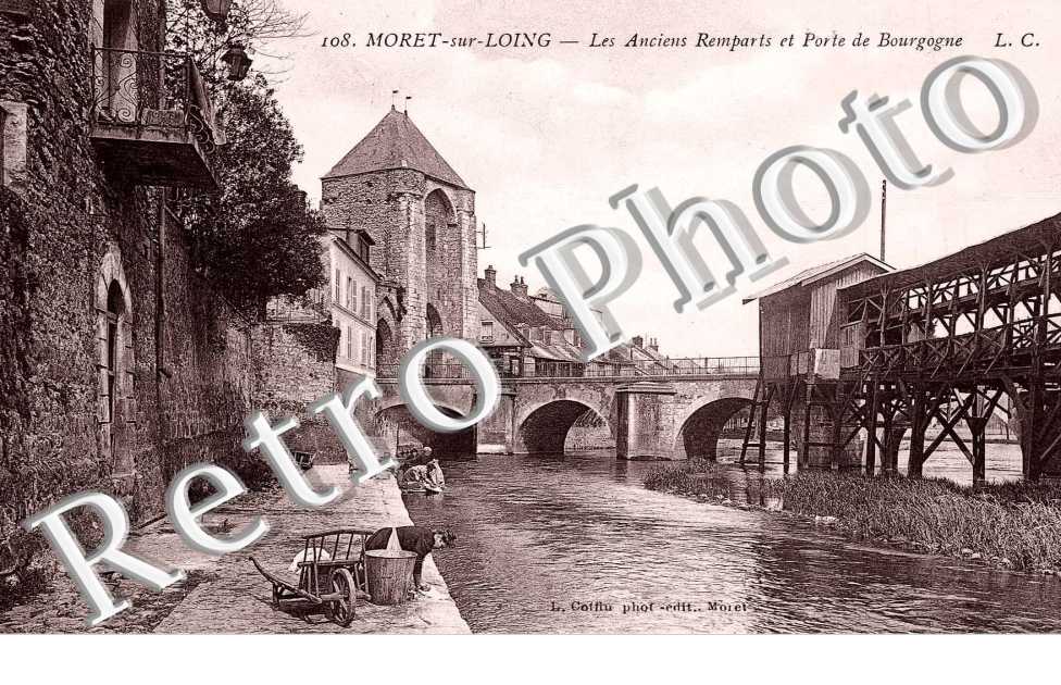 les anciens remparts et porte de Bourgogne
