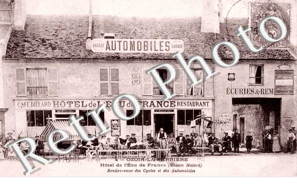 Hotel de l'Ecu de France Maison Malard  Rendez-vous des cycles et des automobiles