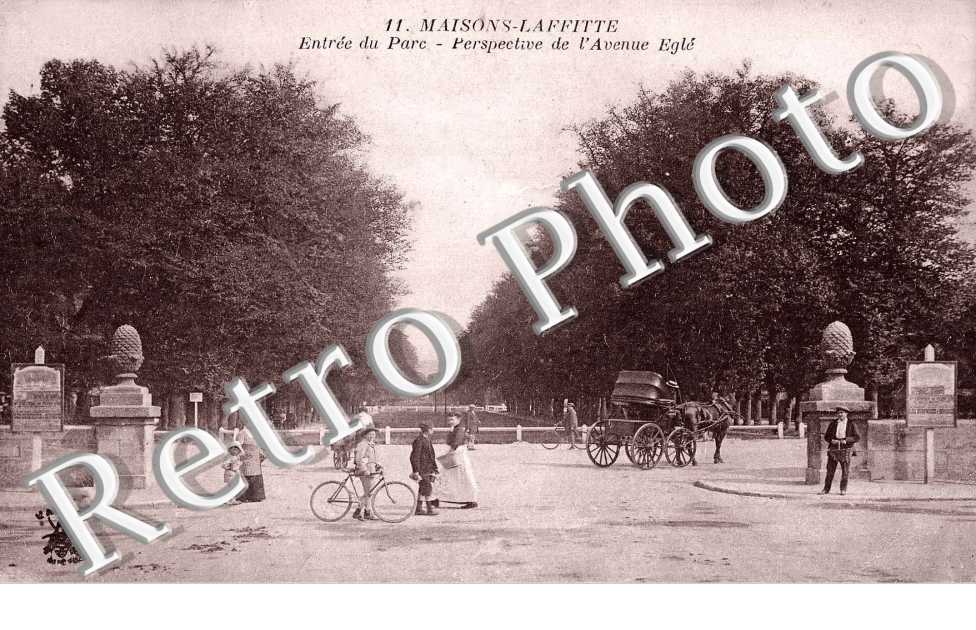 Entree du Parc, perspective de l'Avenue Egle