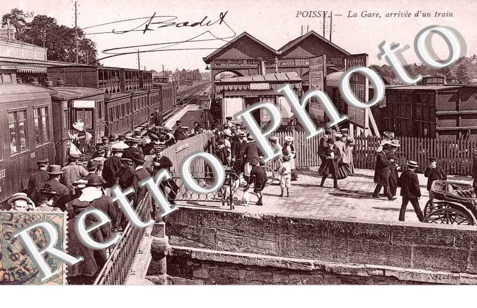 La gare - arrivee d'un train
