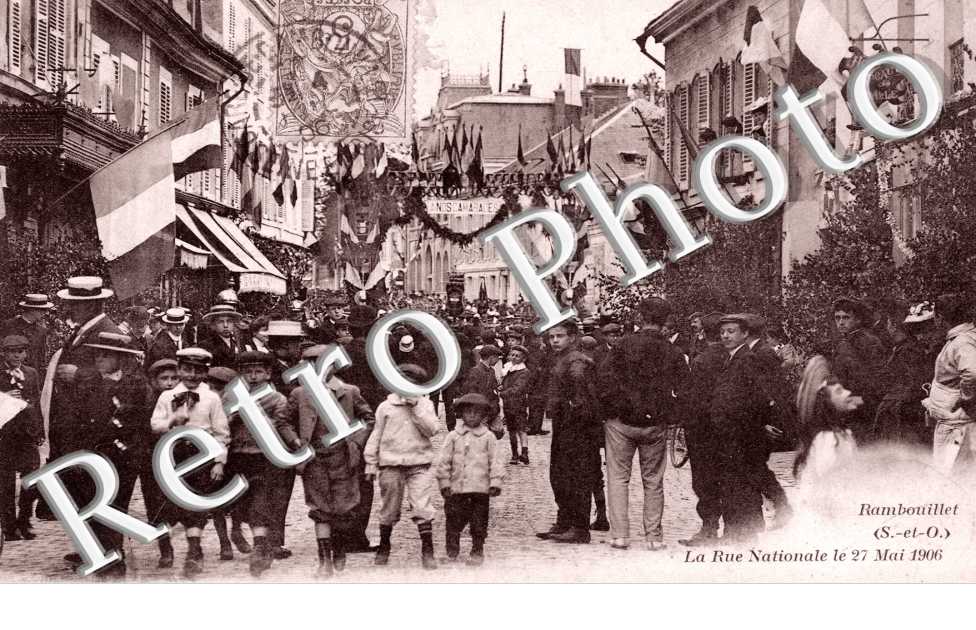 La Rue Nationale, le 27 mai 1906