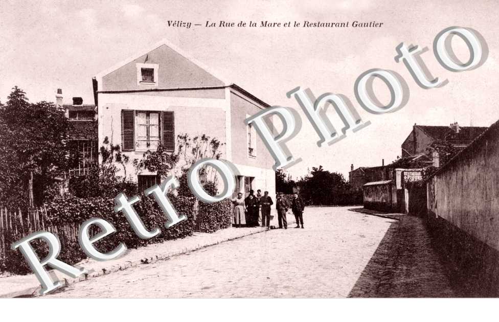 la rue de la mare et le restaurant Gautier