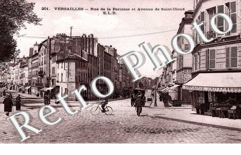 Rue de la Paroisse et avenue de Saint-Cloud