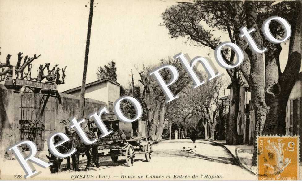 Route de Cannes et Entree de l'Hopital