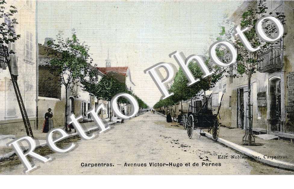 Avenues Victor Hugo et de Pernes