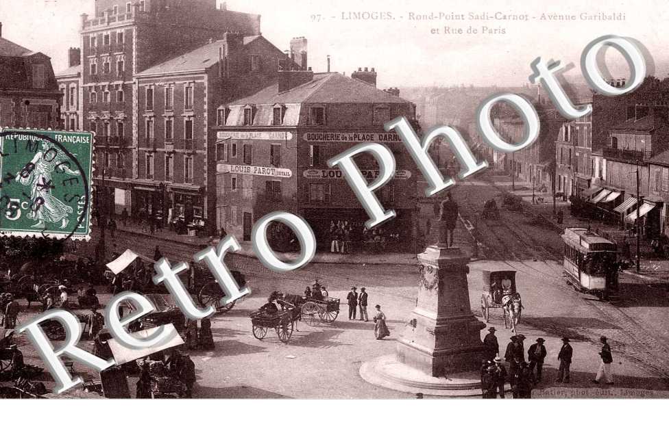Rond Point Sadi Carnot - Avenue Garibaldi et rue de Paris