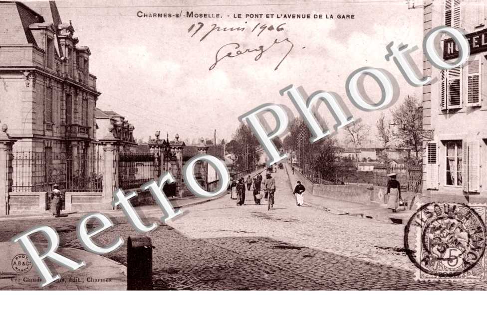 le pont et avenue de la Gare