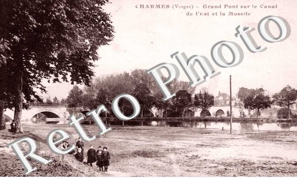 Grand Pont sur le canal de l'est et la Moselle