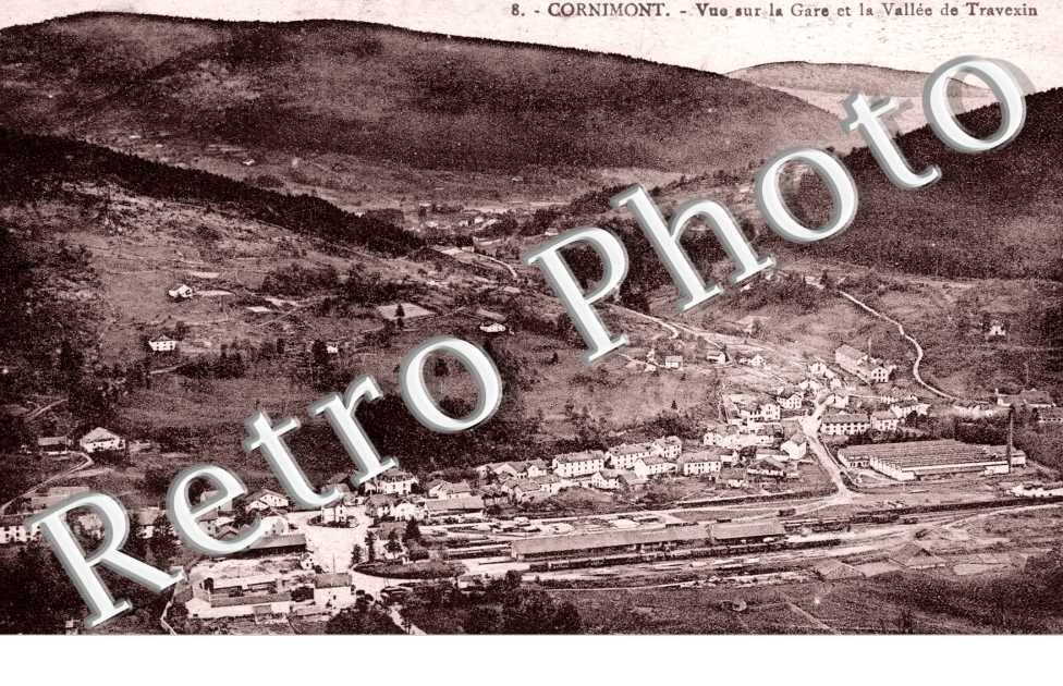 Vue sur la Gare et la Vallee de Travexin