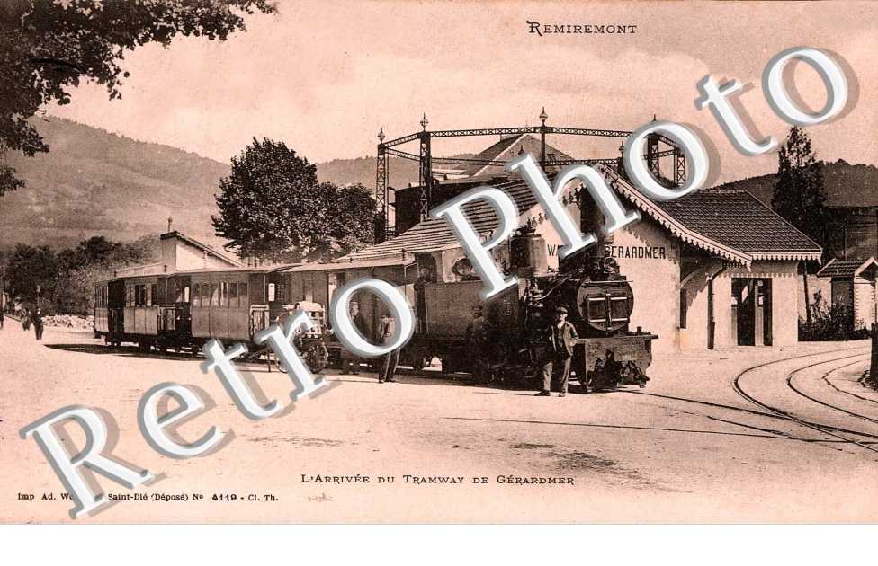 L'arrivee du tramway de Gerardmer