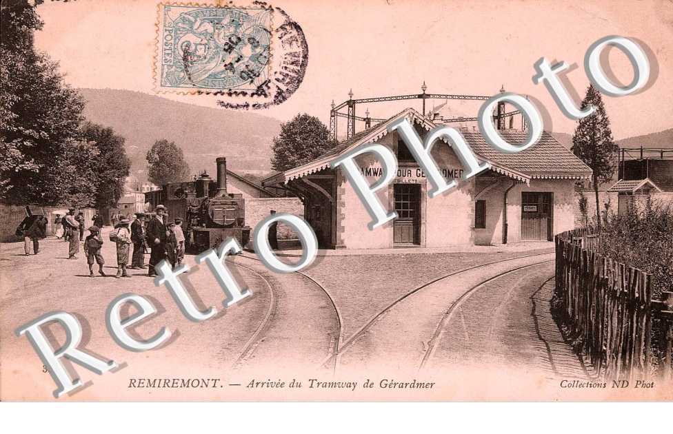 ARRIVEE DU TRAMWAY DE GERARDMER