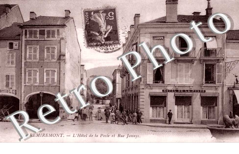 l'Hotel de la Poste et la Rue Jannys