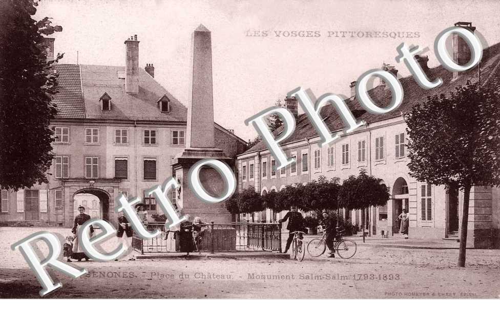 Place du chateau - Monument Salm-Salm 1793-1893