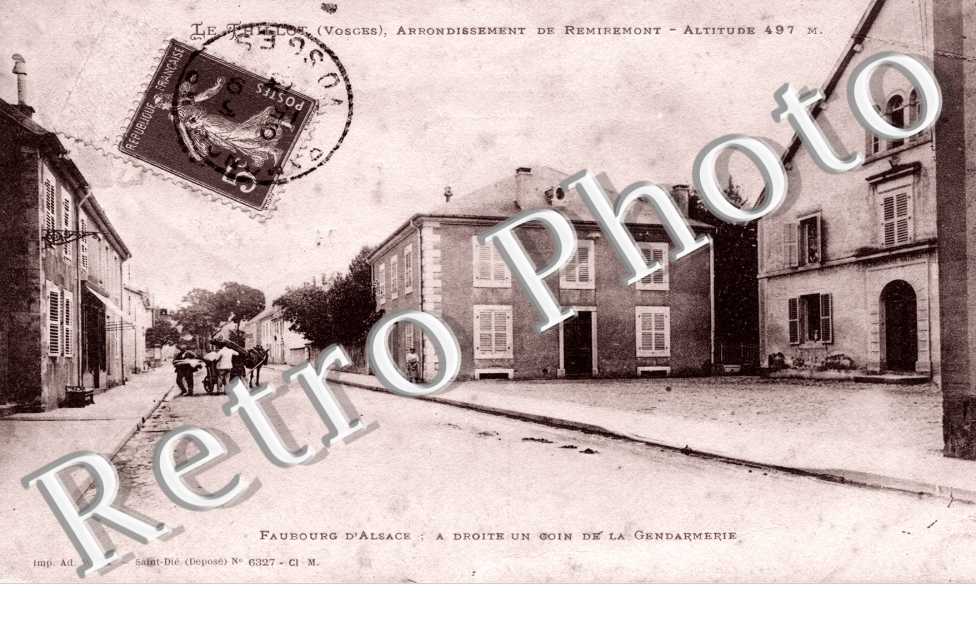 Faubourg d'Alsace et un coin de la Gendarmerie