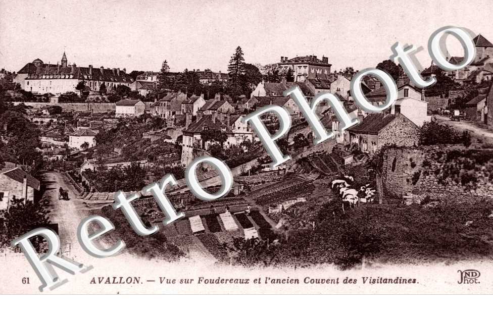 vue sur Foudereaux et l'ancien Couvent des Visitandines