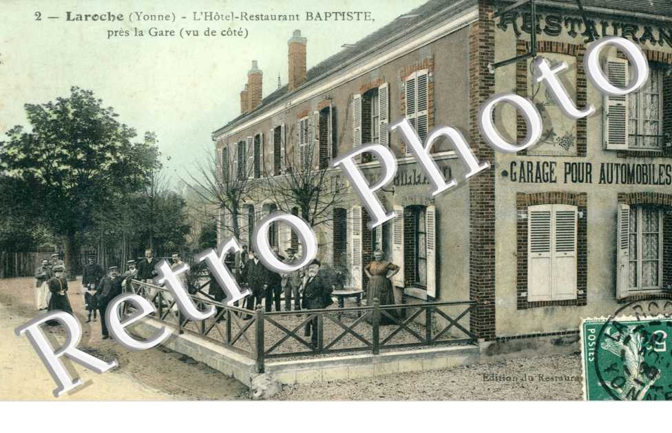 Laroche, l'Hotel-Restaurant Baptiste pres de la Gare