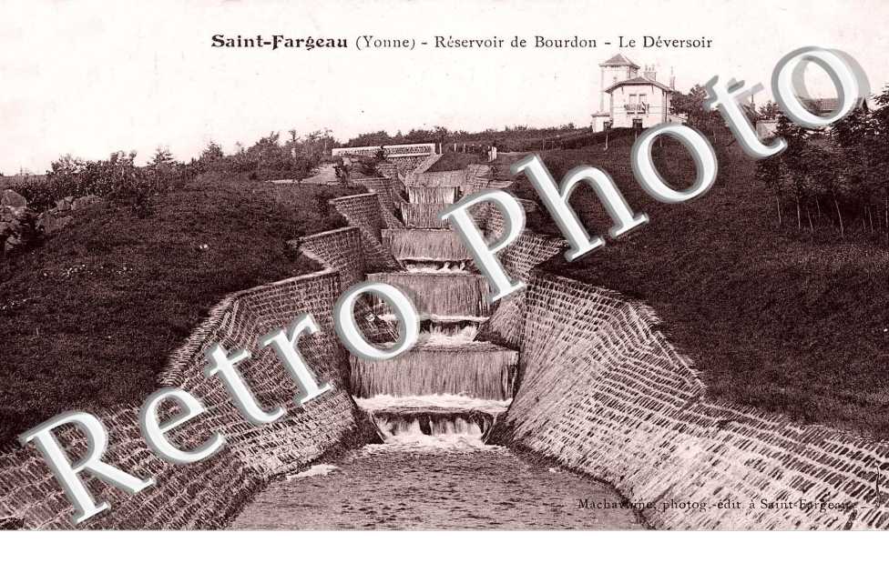 reservoir de Bourdon, le deversoir