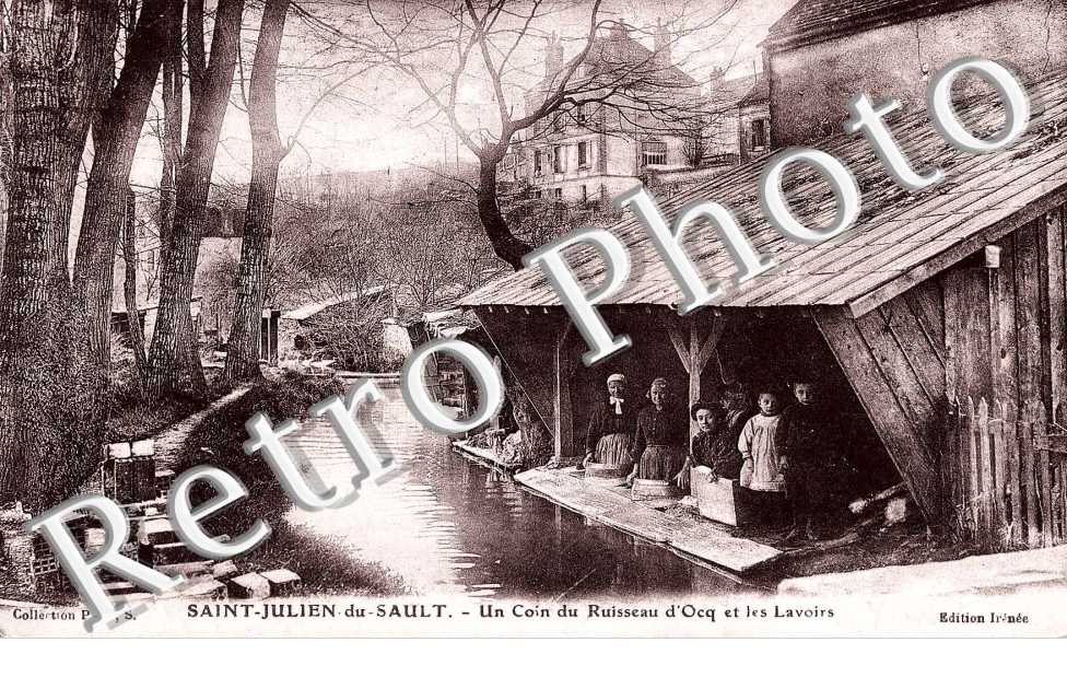 un coin du ruisseau d' Ocq et les lavoirs