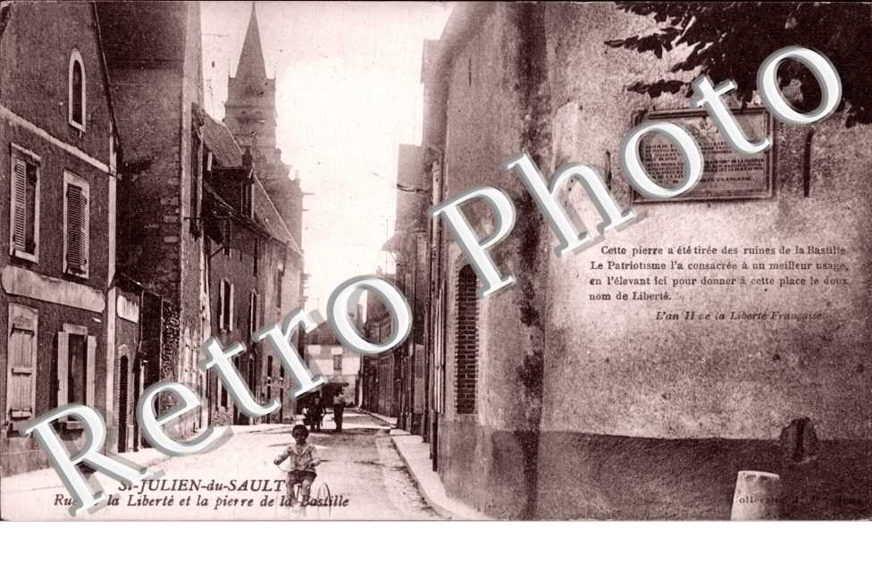 Rue de la Liberte et la Pierre de la Bastille