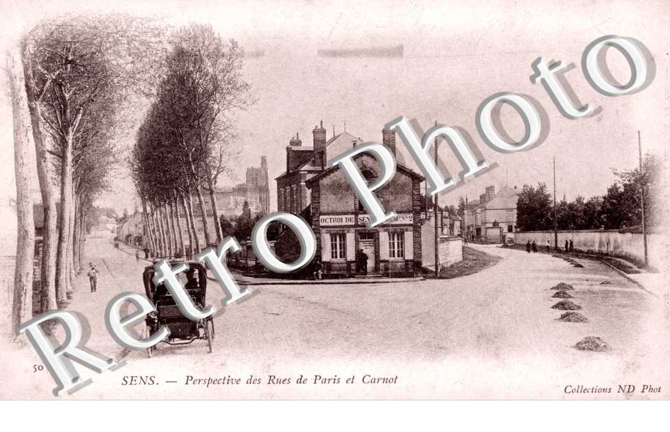 Perspectives des Rues de Paris et de Carnot