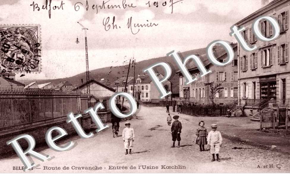 Route de Cravanches, Entree de l'Usine Koechlin