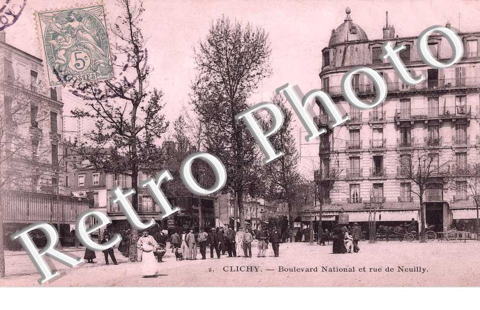 Boulevard national et rue de Neuilly
