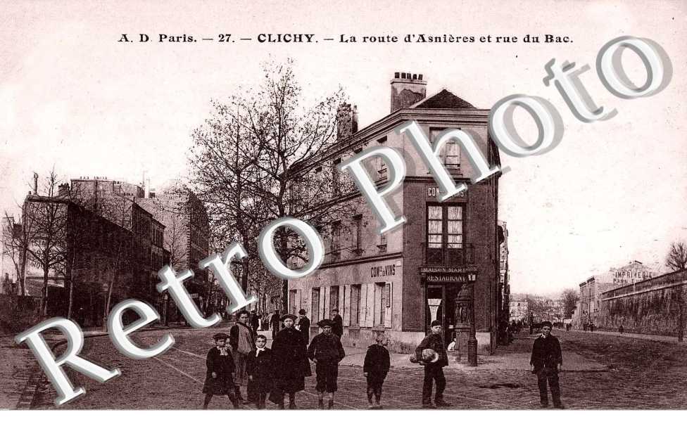 La Route d'Asnières et rue du Bac