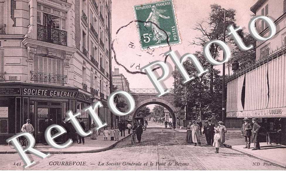 La Societe Generale et le pont de Bezons