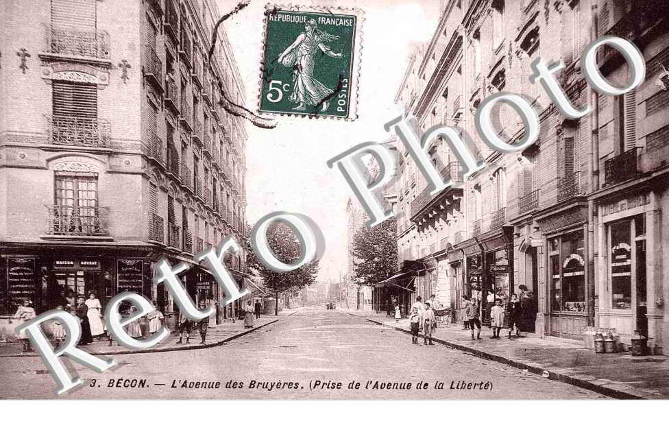 L'avenue de Bruyères Prise de l'avenue de la Liberté
