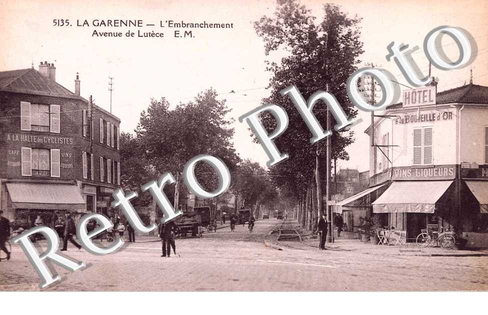L'embranchement avenue de Lutece