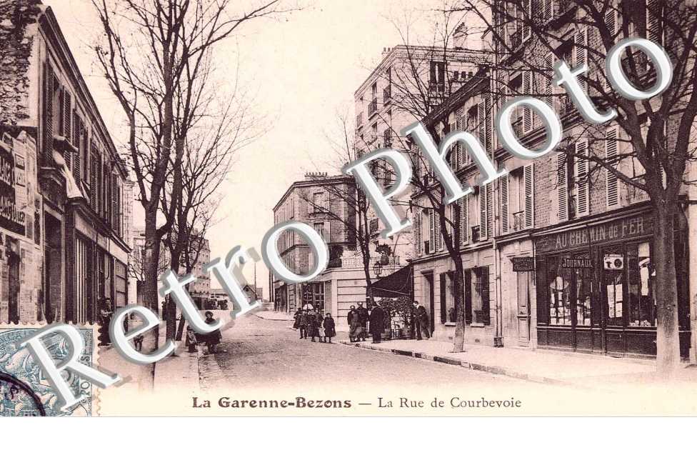 LA GARENNE-BEZONS LA RUE DE COURBEVOIE