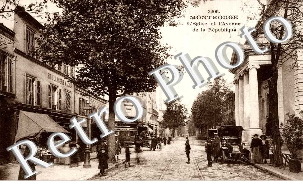 L'EGLISE ET L'AVENUE DE LA REPUBLIQUE