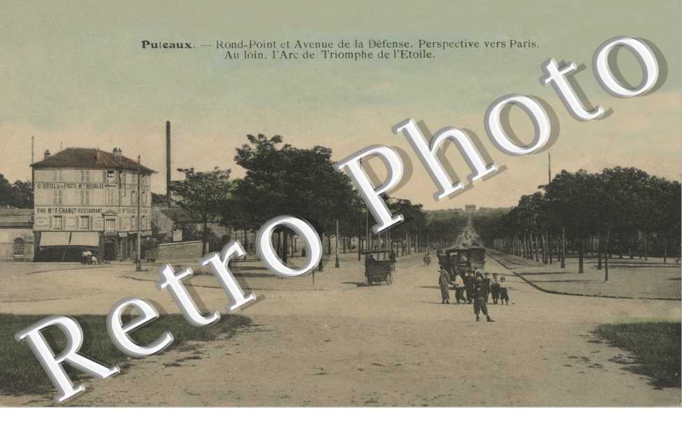 Rond point et avenue de la Defense